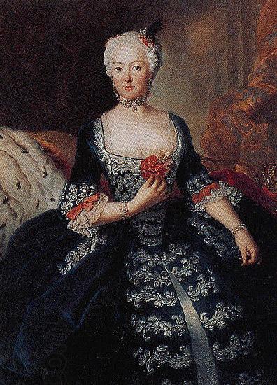 antoine pesne Portrait of Elisabeth Christine von Braunschweig-Bevern oil painting picture